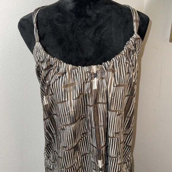 W118 by Walter Baker brown print halter maxi dress Sz L - Picture 2 of 6